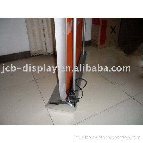 Electric aluminum silver doubale side roll up
